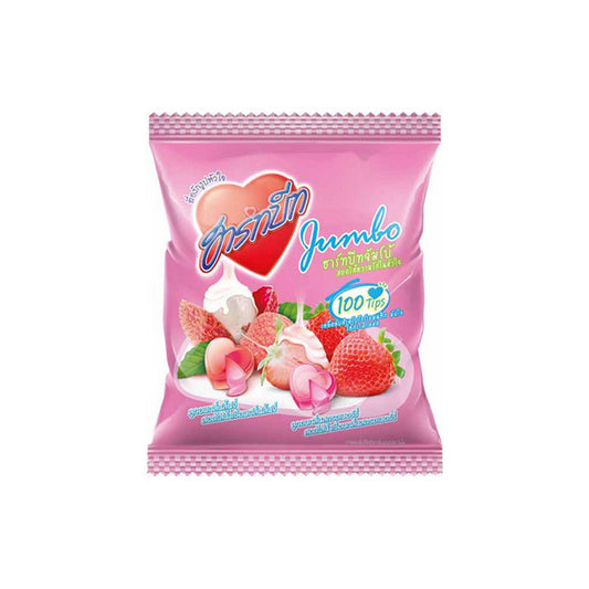 ฮาร์ทบีทจัมโบ้ ลิ้นจี่+สตรอเบอรี่ 40g