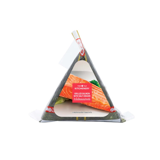 ข้าวปั้นไส้แซลมอนย่างเกลือ 100g