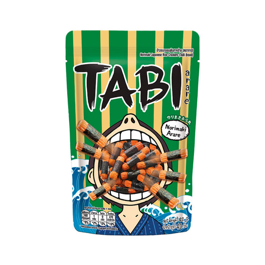 ทาบิ อาราเระ ข้าวอบกรอบพันสาหร่าย 42g