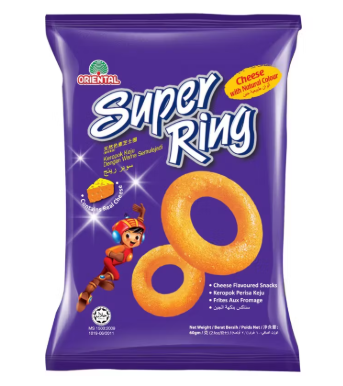 รับพอยท์ X3 : โอเรียนทอลซุปเปอร์ริงรสชีส 60g