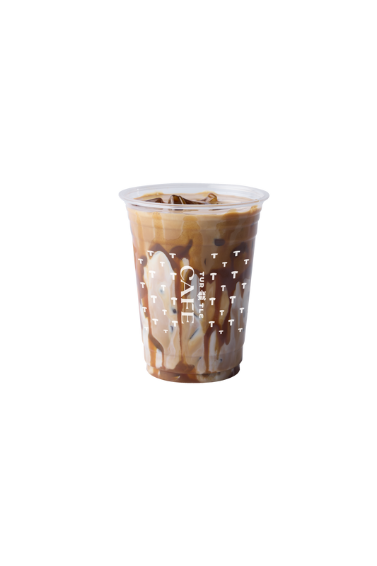 เทอร์เทิล คาราเมลมัคคิอาโตเย็น 12oz