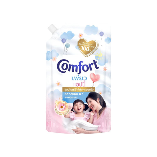 คอมฟอร์ทเพียวแฮปปี้ผลิตภัณฑ์ปรับผ้านุ่มเข้มข้นกลิ่นอับคาโมมายล์ไมเซล่า 470ml