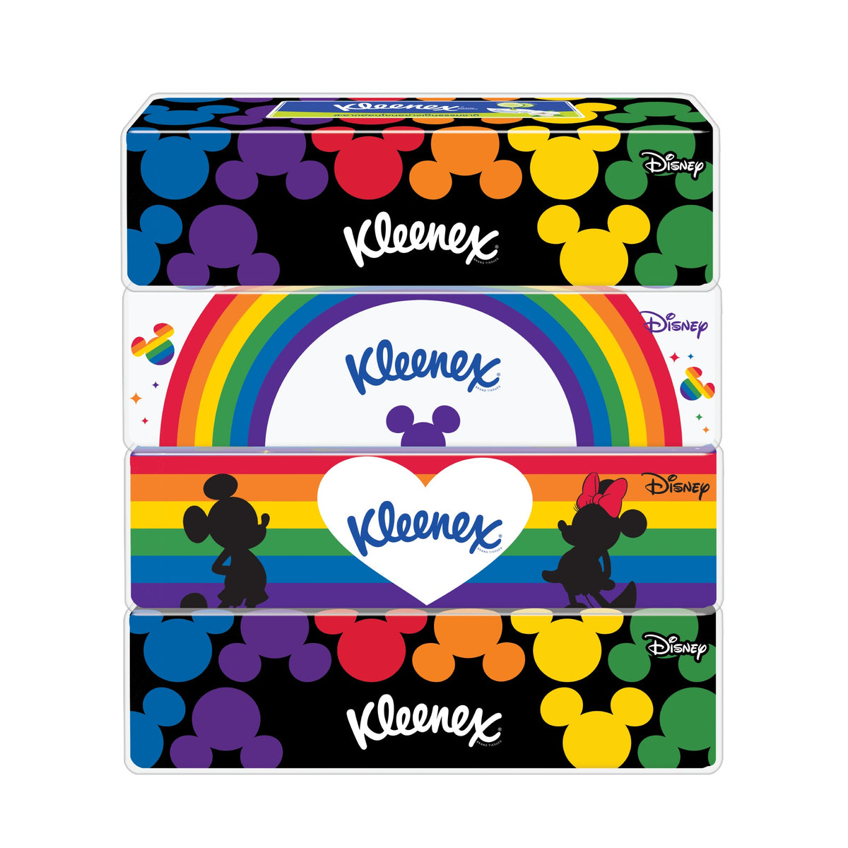 คลีเน็กซ์ดิสนี่ย์ซอฟท์บ็อกซ์กระดาษเช็ดหน้า 110pcs แพค4