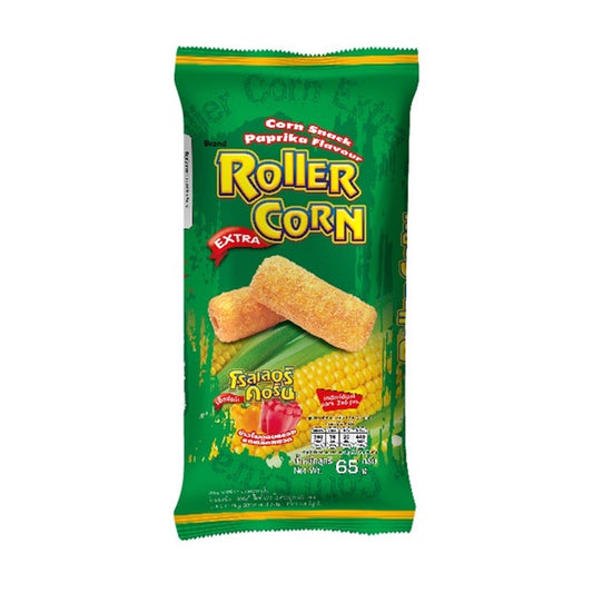 โรลเลอร์คอร์นข้าวโพดอบกรอบรสพริกหยวก 65g