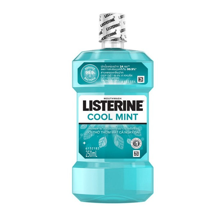 ลิสเตอรีนน้ำยาบ้วนปาก คูลมิ้นท์ 250ml