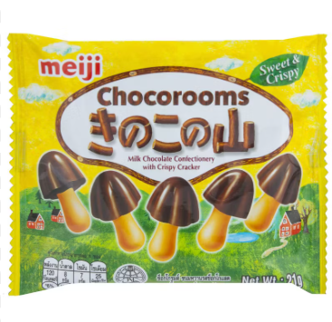เมจิช็อกโกรูมส์รสช็อกโกแลตกับแครกเกอร์ 21g
