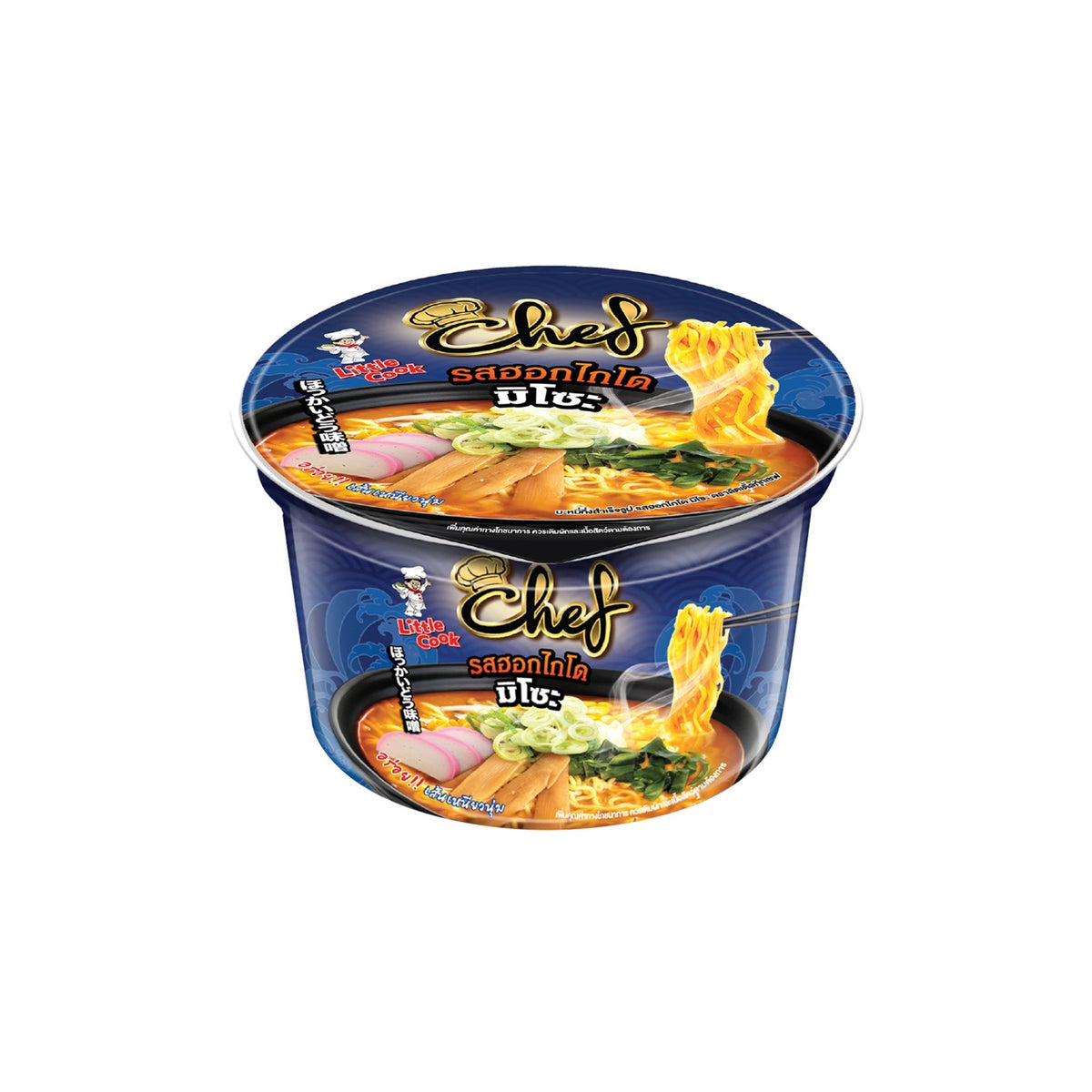 ลิตเติ้ลกุ๊กเชฟบะหมี่กึ่งสำเร็จรูปรสฮอกไกโดมิโซะ 75g