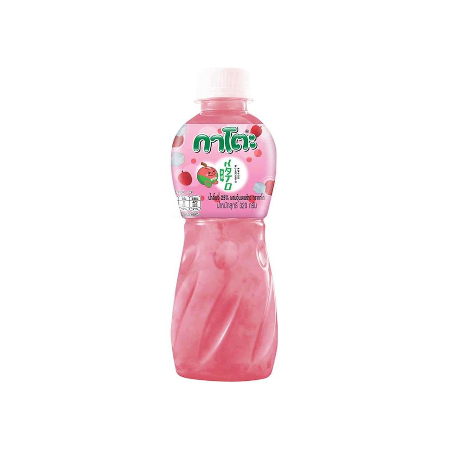 กาโตะลิ้นจี่ 25เปอร์เซ็นต์ผสมวุ้นมะพร้าว 250g