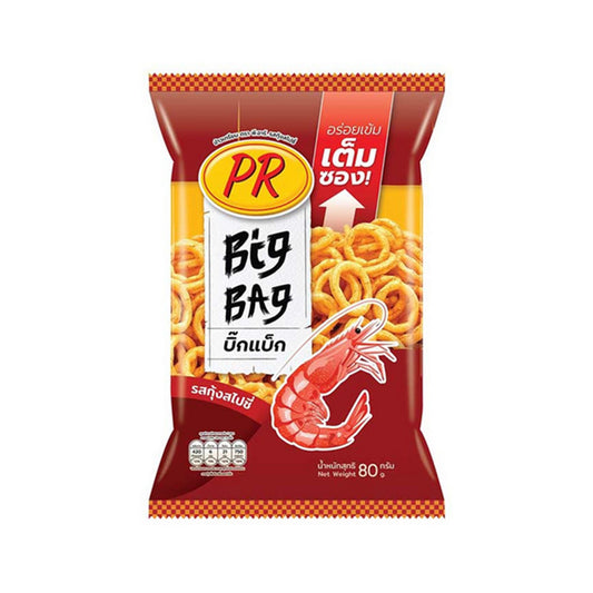 พีอาร์ข้าวเกรียบรสกุ้งสไปซี่่ 80g