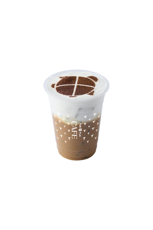 Turtle Iced Coffee Snow Foam 16 oz