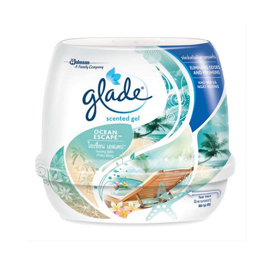 เกลดเซ็นท์เต็ดเจลขจัดกลิ่นและปรับอากาศกลิ่นโอเชี่ยนเอสเคป 180g