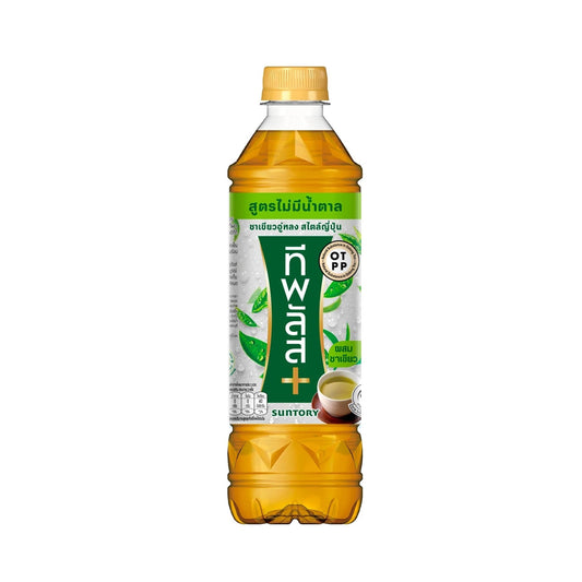ทีพลัสชาเขียวอู่หลงสูตรไม่มีน้ำตาล 500ml