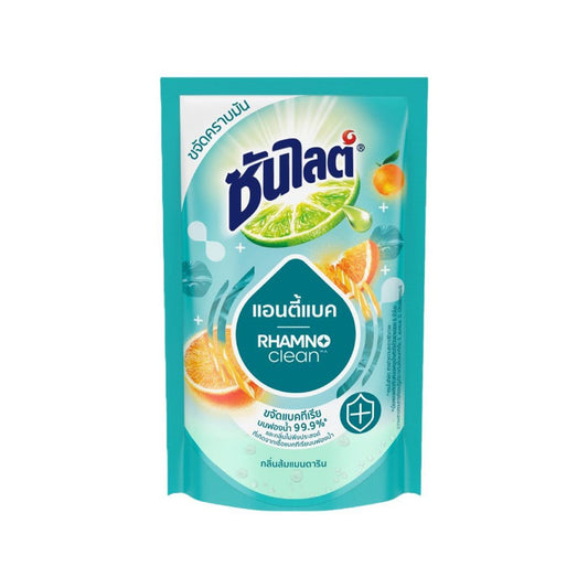 ซันไลต์พลัสแอนตี้แบคน้ำยาล้างจานกลิ่นเลมอนมิ้นท์ 450ml