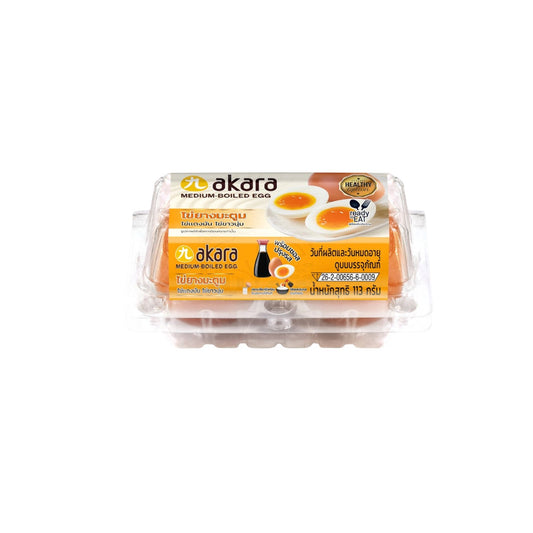 Akara ready-to-eat soft-boiled eggs, pack of x2