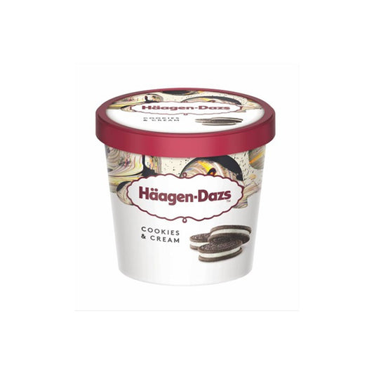 Häagen-Dazs Mini Cup Ice Cream Cookies &amp; Cream 100 ml.