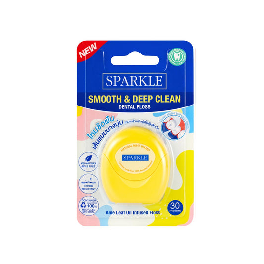 พอยท์ X3 : สปาร์คเคิลไหมขัดฟันสมูทแอนด์ดีฟคลีน