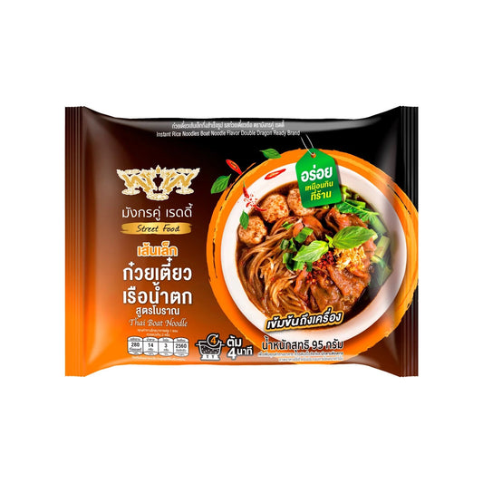 มังกรคู่เรดดี้เส้นเล็กกึ่งสำเร็จรูปก๋วยเตี๋ยวเรือสูตรโบราณ 95g