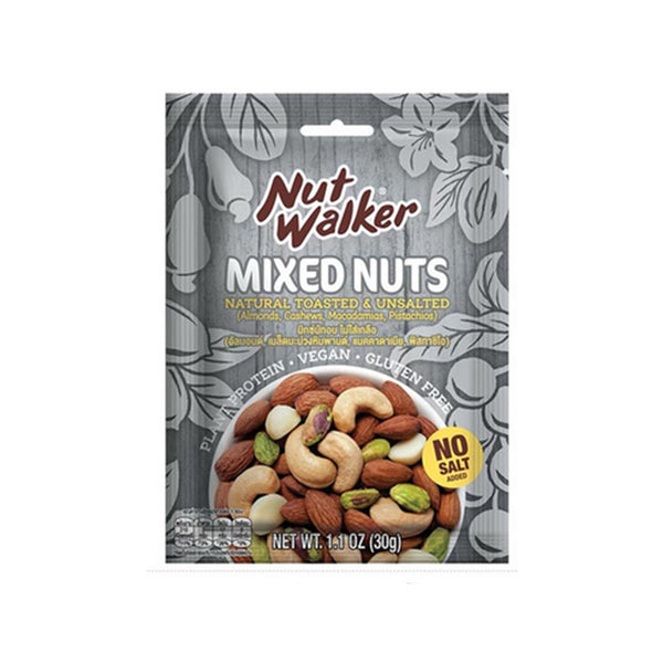 นัทวอล์คเกอร์มิกซ์นัทอบไม่ใส่เกลือ 30g