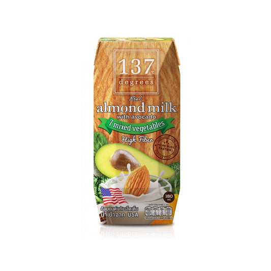 137ดีกรีนมอัลมอนด์สูตรอโวคาโดและผักรวม 180ml