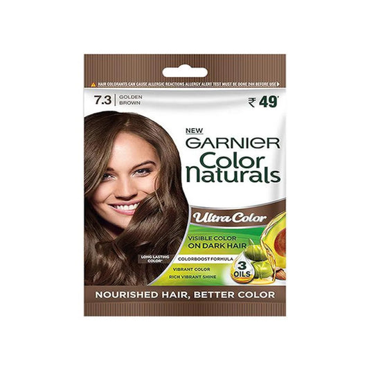 การ์นิเย่ครีมเปลี่ยนสีผมแนทเชอรัลส์สีน้ำตาลประกายทอง