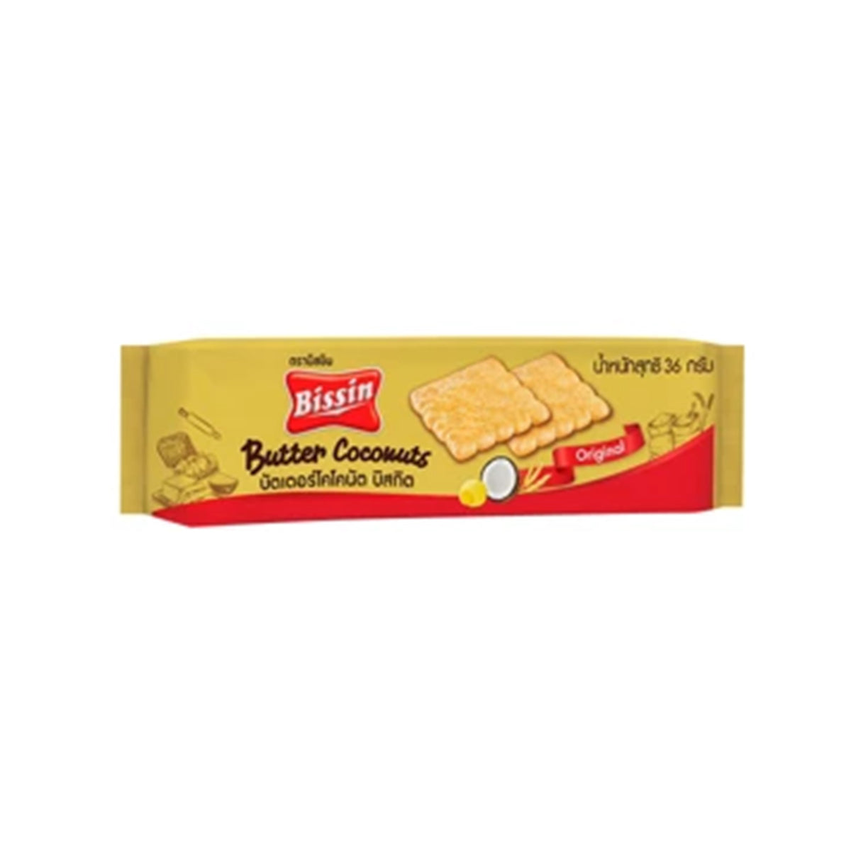 บิสชินบัตเตอร์โคโคนัท 36g