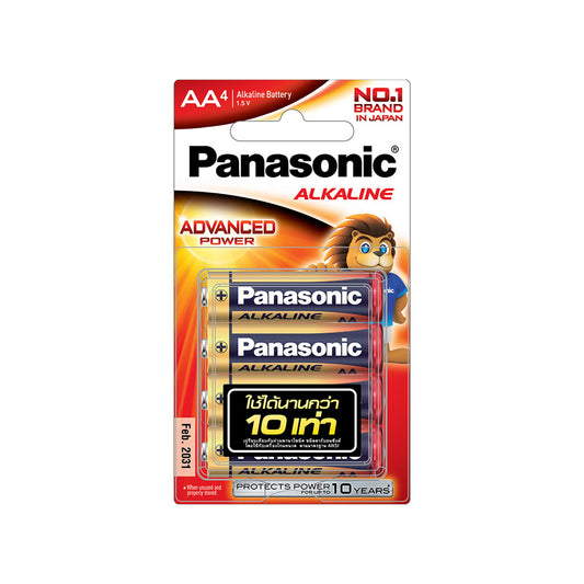 Panasonic alkaline battery LR6T 4B AAx4pc