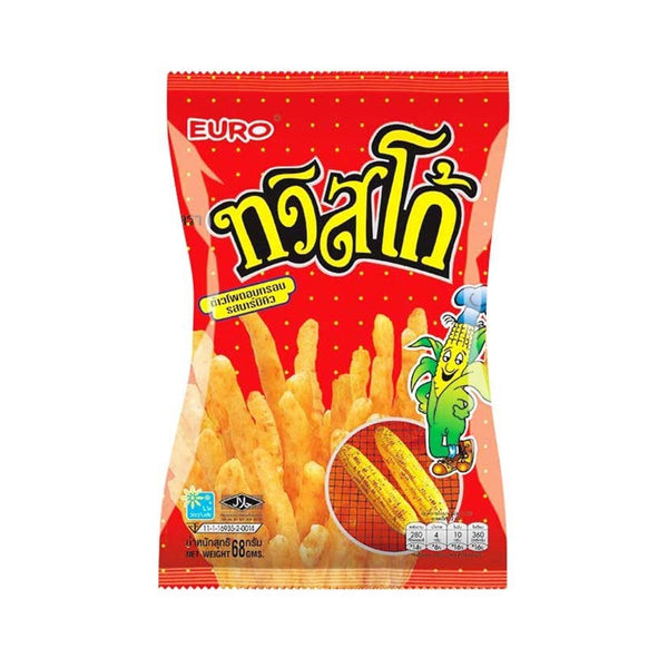 ทวิสโก้ ข้าวโพดย่างอบกรอบรสบาร์บีคิว 68g
