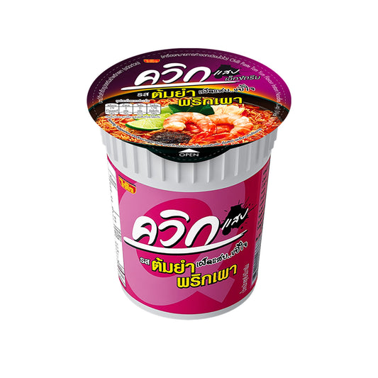 ไวไวควิกบะหมี่กึ่งสำเร็จรูปรสต้มยำพริกเผา 60g