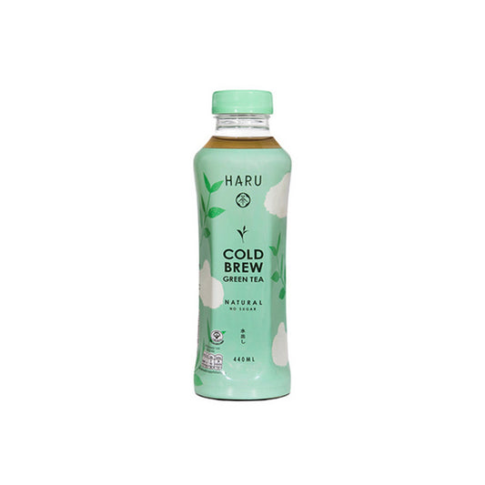 ฮารุฉะน้ำชาเขียวสกัดเย็นสูตรไม่มีน้ำตาล 440ml