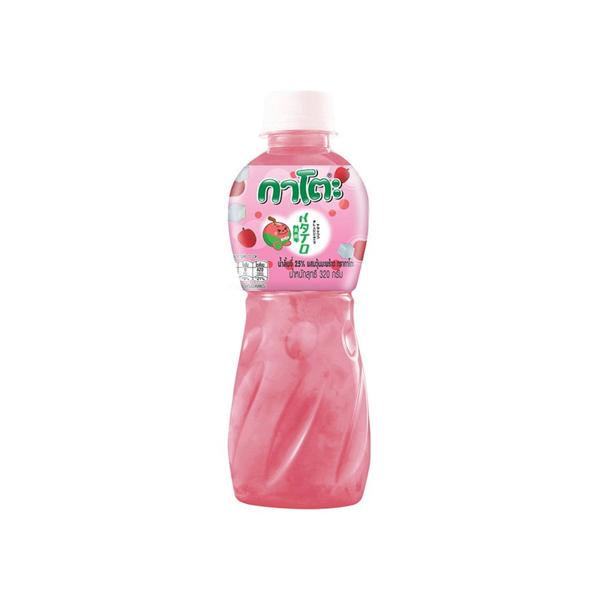 กาโตะลิ้นจี่ 25เปอร์เซ็นต์ผสมวุ้นมะพร้าว 250g