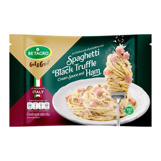 เบทาโกรสปาเก็ตตี้ครีมเห็ดทรัฟเฟิลและแฮม 250g