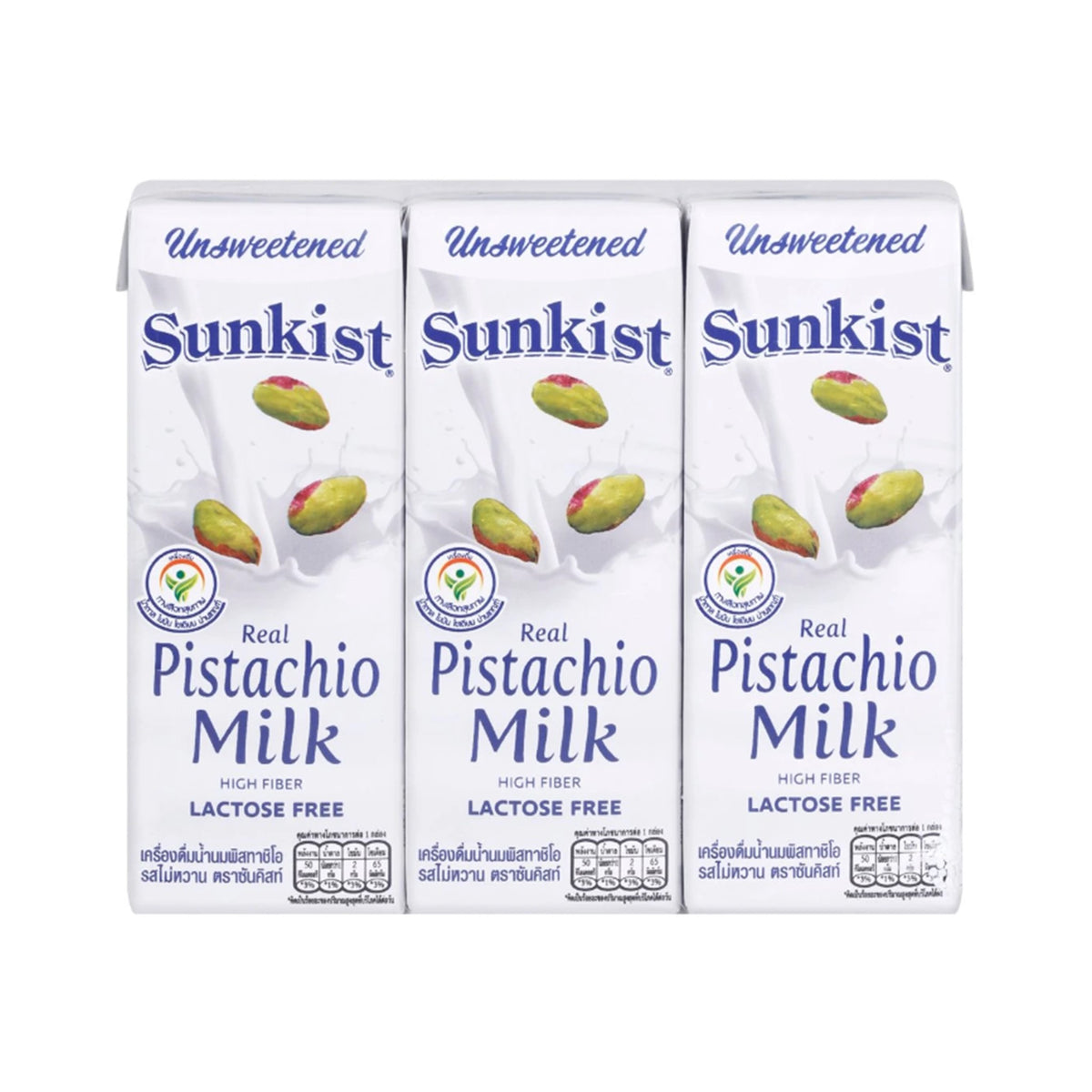 ซันคิสท์ นมพิสทาชิโอรสจืด 180ml x3